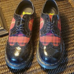 Plaid Dr. Marten Plaid Wing tip 8